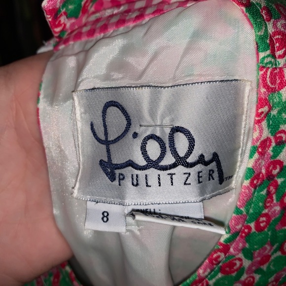 Vintage White Tag Lilly Pulitzer Floral Shift - Picture 4 of 4